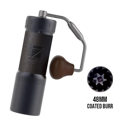 Precision Manual Coffee Grinder 48mm Titanium Coated Burr