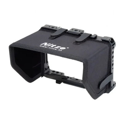 5 Inch Video Assist Monitor Cage Kit with Sunhood Mount