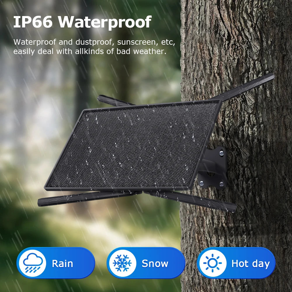 Portable 4G Solar Router with SIM Slot and 20100mAh Battery
