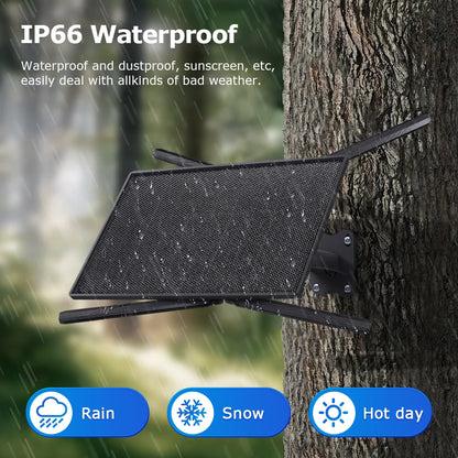Portable 4G Solar Router with SIM Slot and 20100mAh Battery