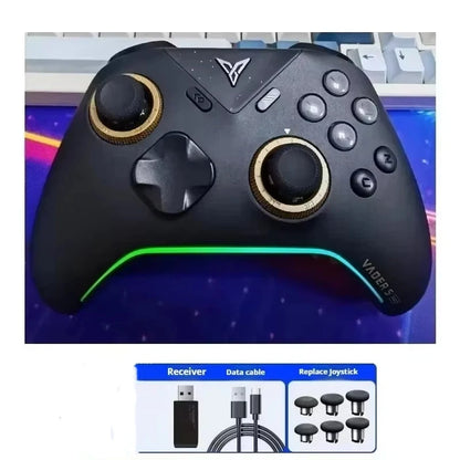 Wireless Bluetooth Game Controller with Switchable Joysticks