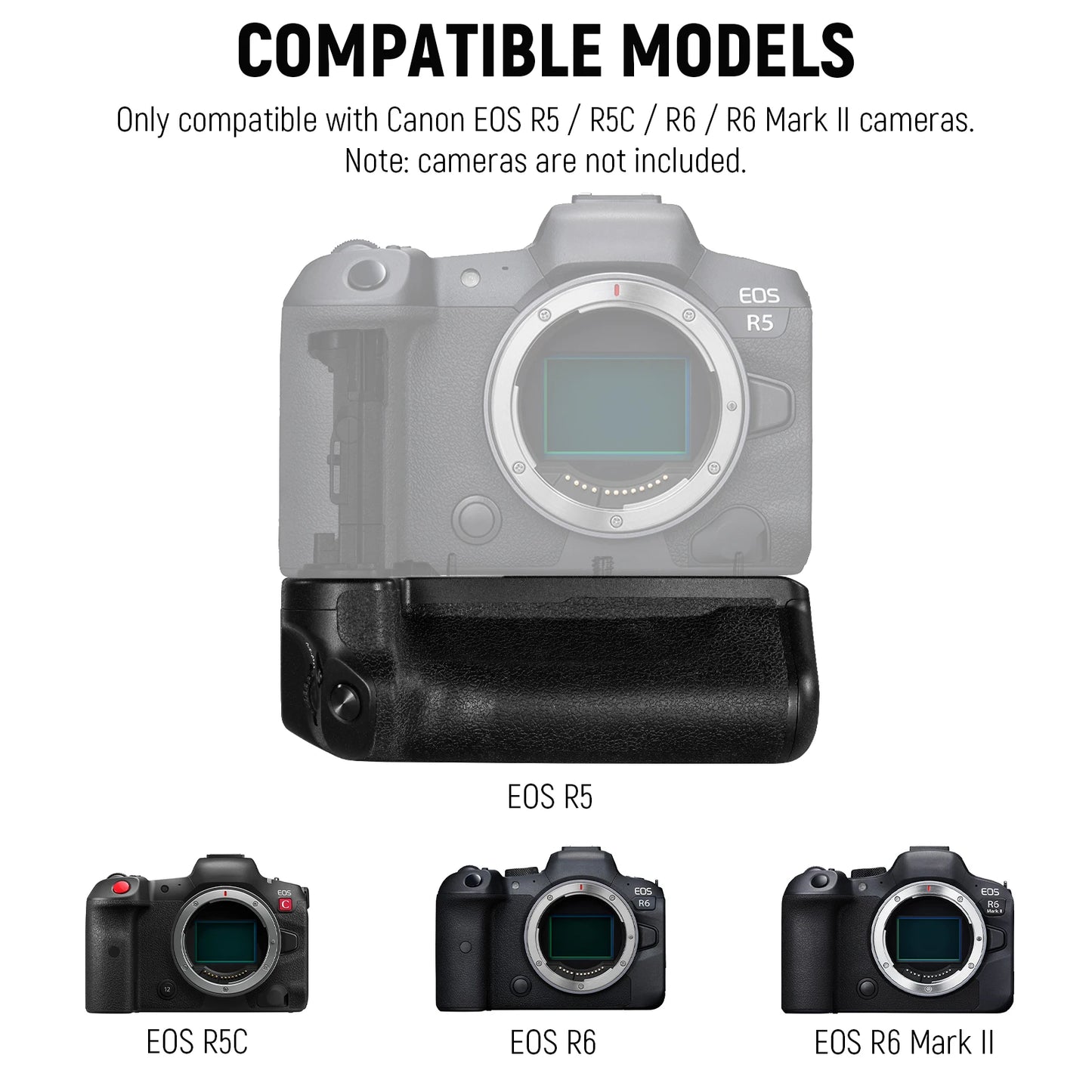 Professional Camera Grip Handle for Canon R5 R6 R6II