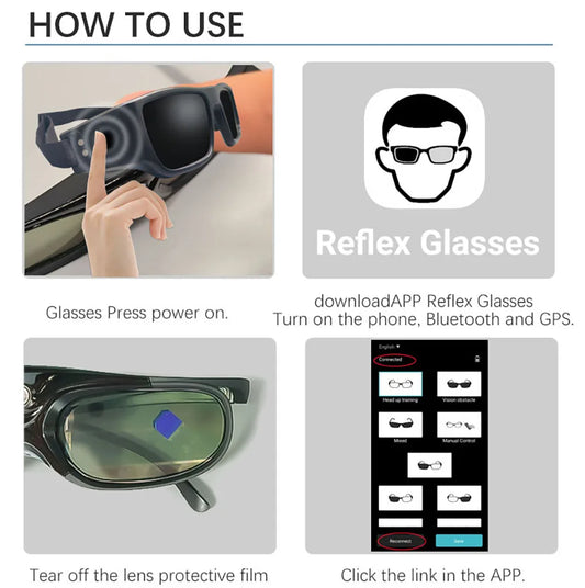 Intelligent Eye Training Glasses Athletic Performance GS01