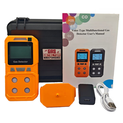 Compact 4-in-1 Gas Analyzer for Toxic & Combustible Gases