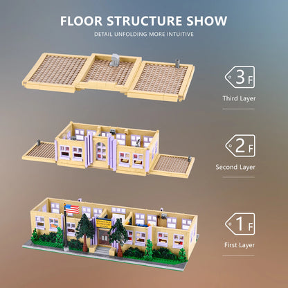 3500PCS Modular Building Blocks City Apartment Model Kit