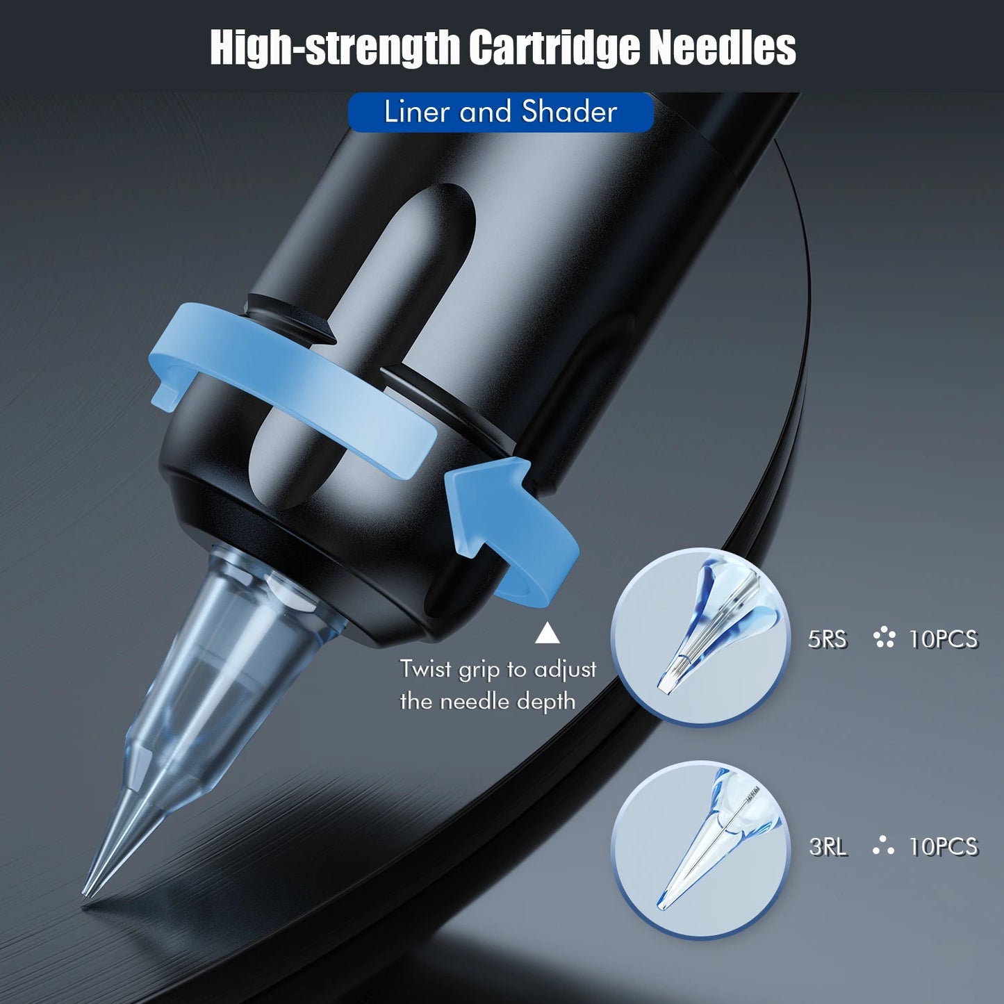 Wireless Rotary Tattoo Machine Pen for Eyebrow and Lip Makeup