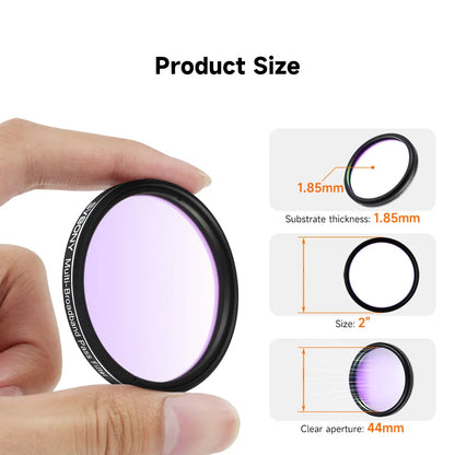 2" Multi-Bandpass Telescope Filter for Galaxy Photography