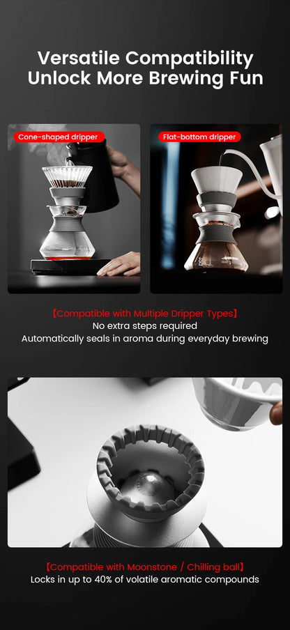 Glass Coffee Server Carafe for Pour Over Brewing