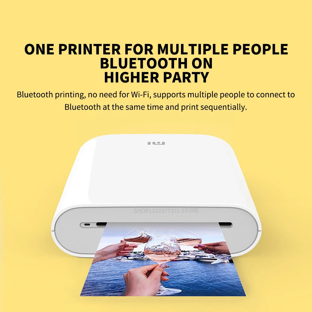 Portable Printer for Mini Photo Printers with Case