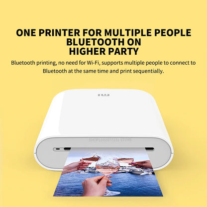 Portable Printer for Mini Photo Printers with Case