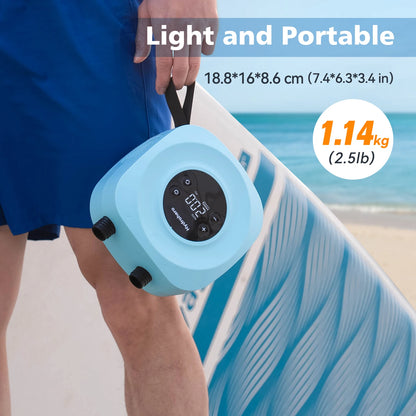 Electric SUP Air Pump 20PSI with Rechargeable Battery