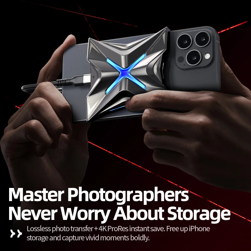 High-Speed 4TB Magnetic Portable SSD USB 3.2 Gen2 20Gbps