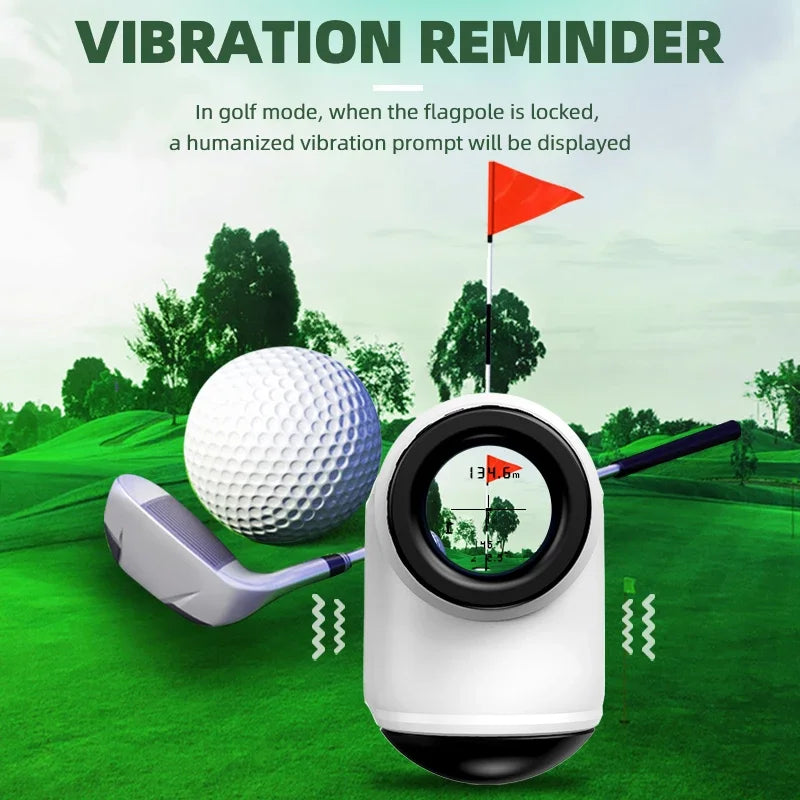 Portable 1000m Laser Distance Meter with LCD Display for Golf