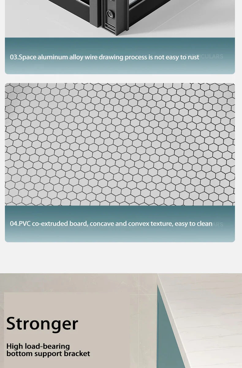Black 2 Layer Kitchen Pull-Out Spice Shelf Rack