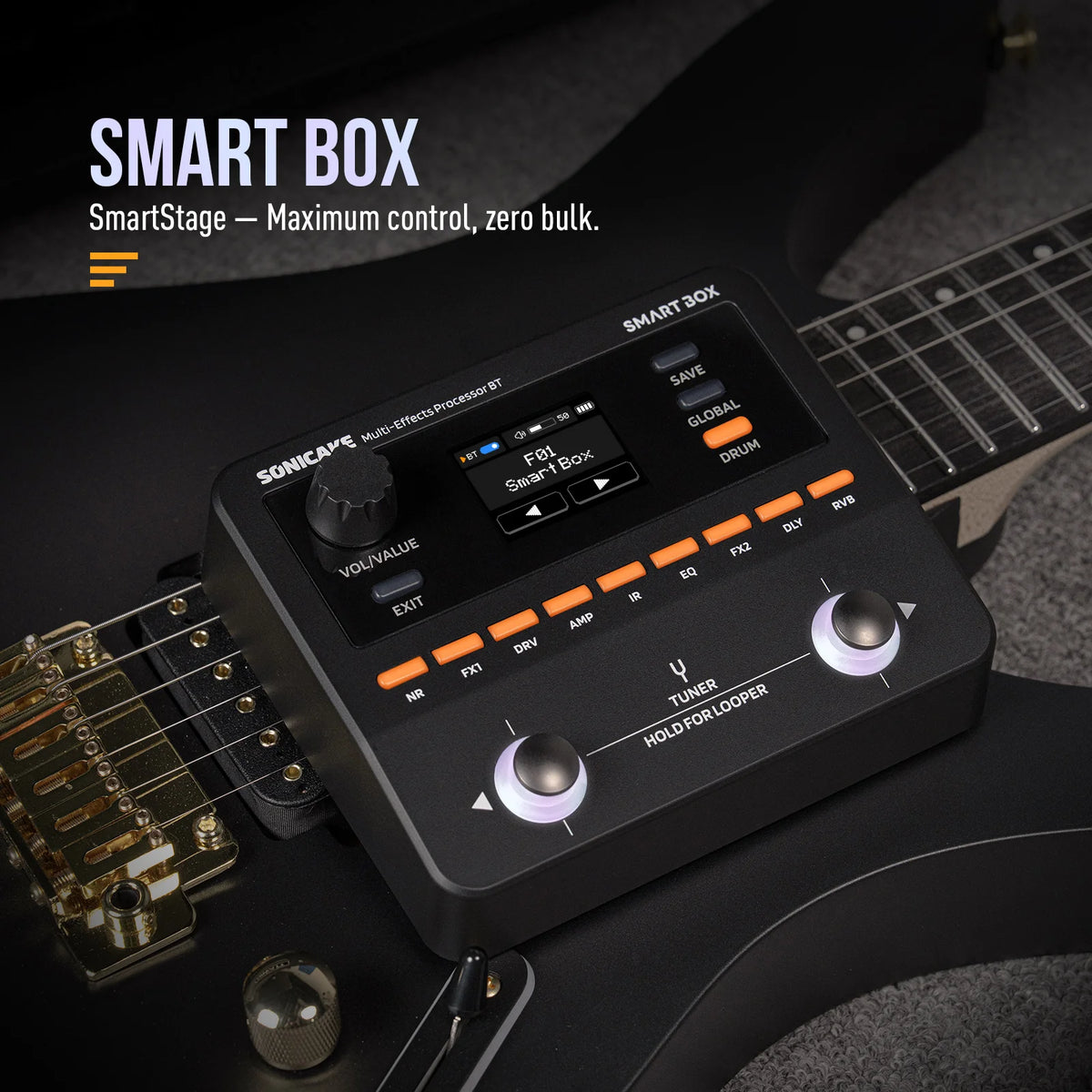 Smart Guitar Multi Effects Processor with Looper IR