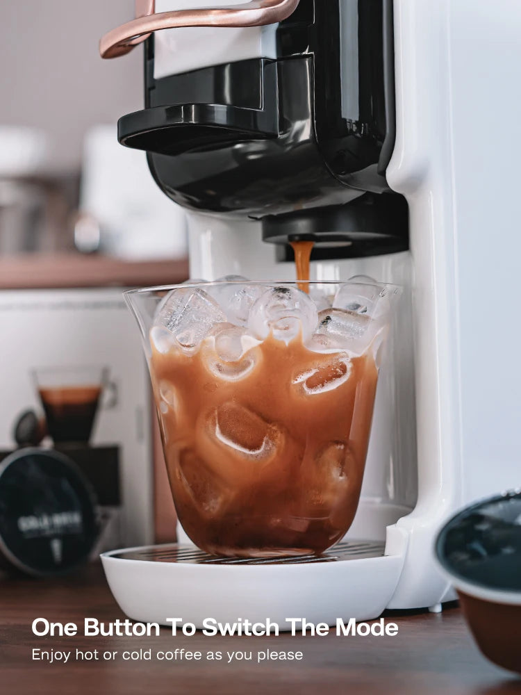 20Bar Hot & Cold Pod Coffee Maker Black