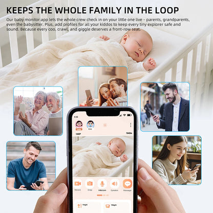 Smart 4.3 Inch Baby Camera with Remote View & VOX