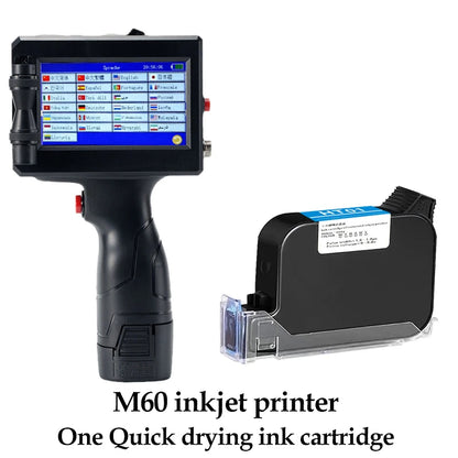 Smart Handheld Inkjet Printer 1 Ink for Packaging