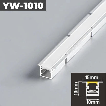 Flexible LED Profile with Diffuser for Interior Lighting