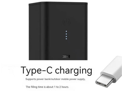 Portable USB Electric Grinder Black 7-Core Burr 4000mAh
