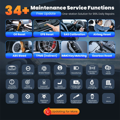 All-System Car Diagnostic Tool with Endoscope Access