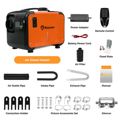 8KW Universal Diesel Heater AC/DC for RV Home