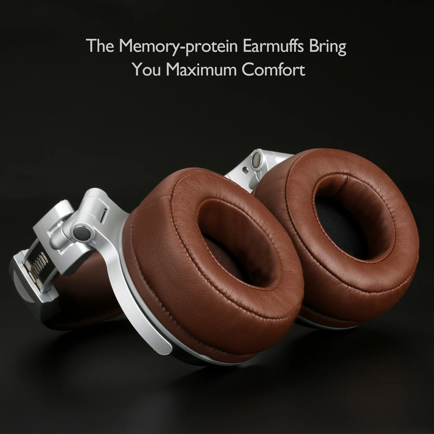 Foldable DJ Monitor Headphones with Mic for Gaming and Mixing