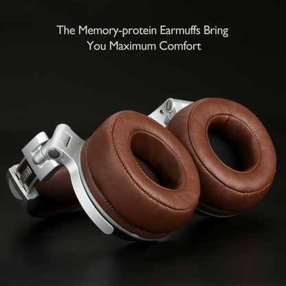 Foldable DJ Monitor Headphones with Mic for Gaming and Mixing