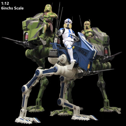 6-Inch Clone Trooper Action Figure with All-Terrain Recon Vehicle