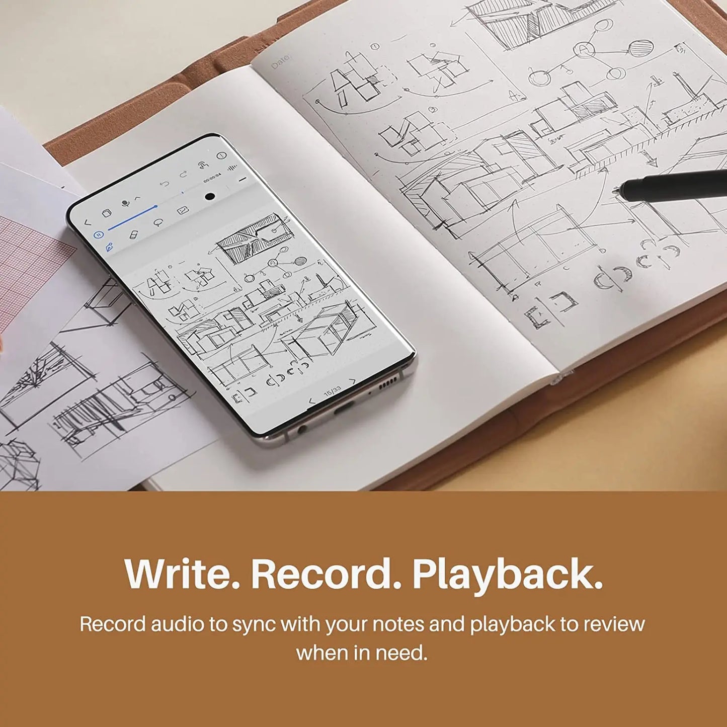 Portable Smart Graphics Notepad with Multi-Device Support