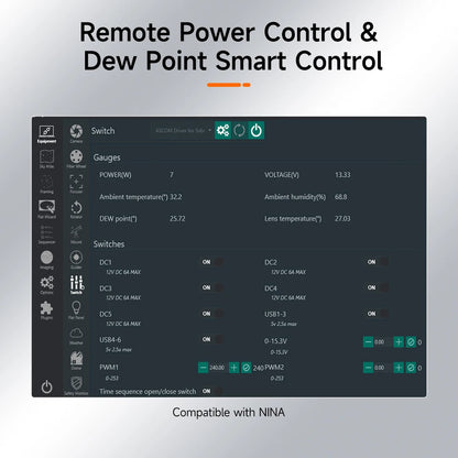 Smart Astro Power Controller with USB3.0 & DC Type-C Ports