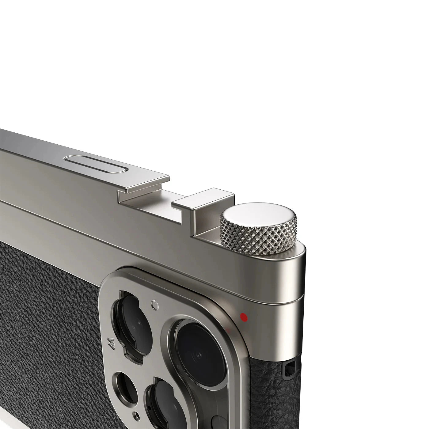Retro Leather Camera Case Handle for iPhone 15 Pro