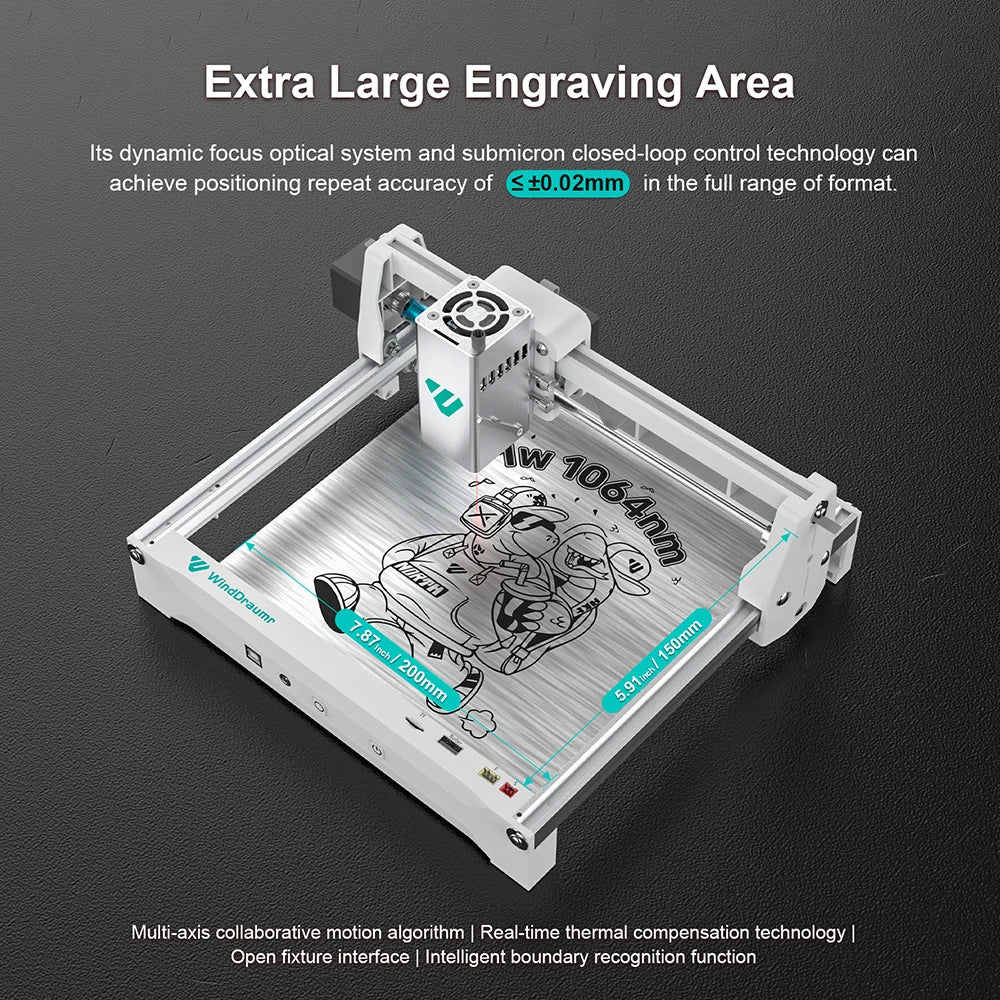 10W High Power Laser Cutter and Engraver for DIY Projects