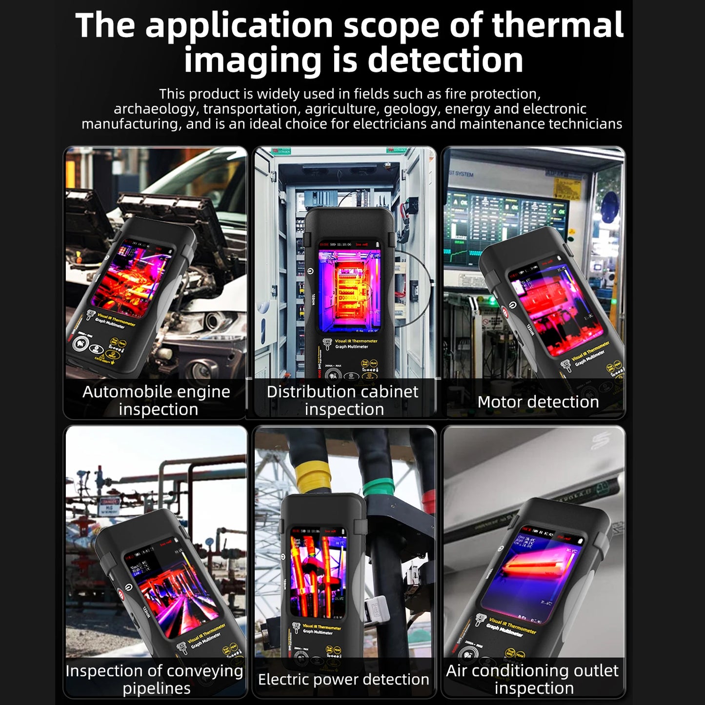Digital Multimeter and Thermal Imager SH7 Macro Lens