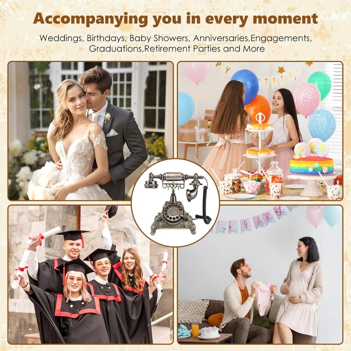 Copper Audio Message Book for Wedding Confessions