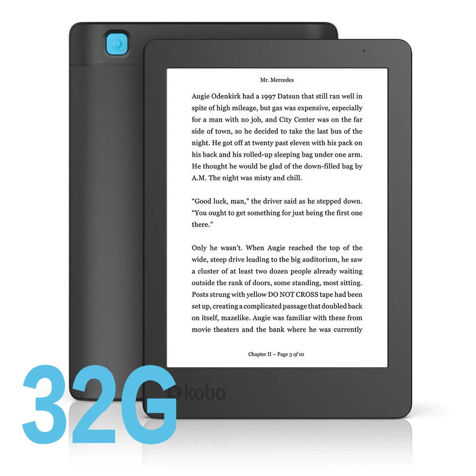 High Capacity 6″ eBook Reader with Protective Case