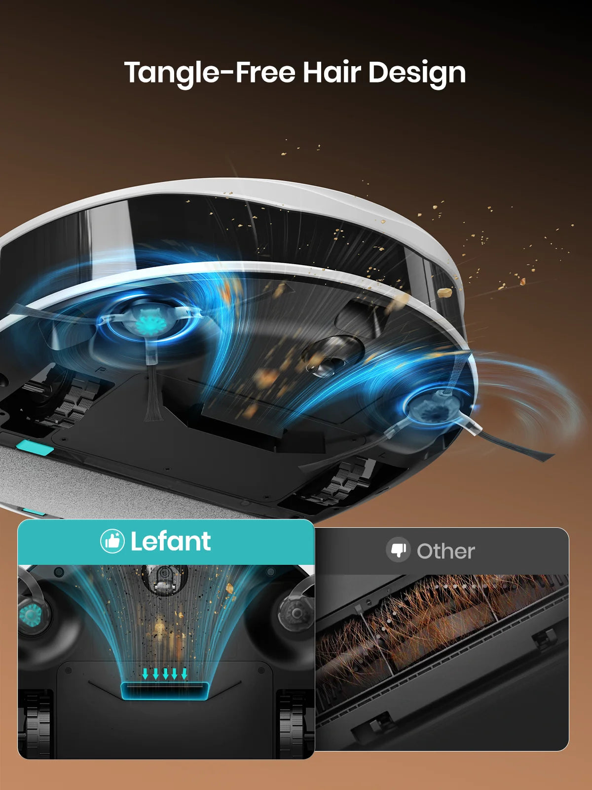 Robot Vacuum Cleaner 18000Pa with Laser Mapping & Obstacle Avoidance