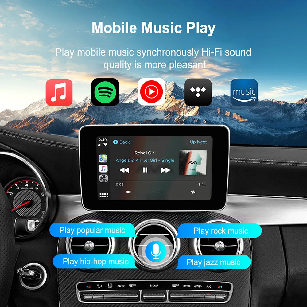 Smart Wireless Car Play Auto Receiver for Benz NTG 5.0