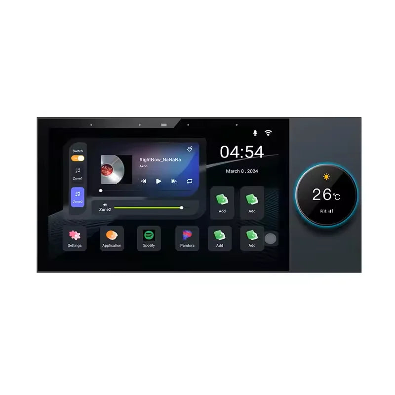 Wall-Mounted Smart Control Panel with Zigbee Hub & WiFi – Stuffology Store