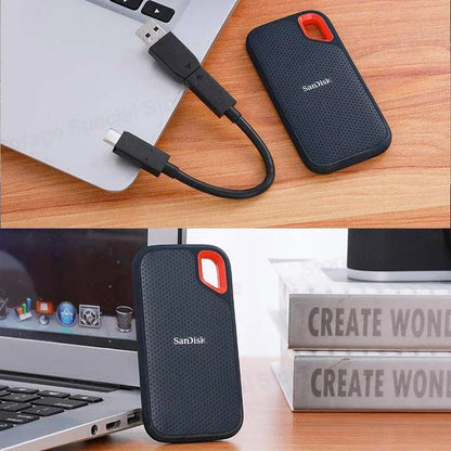 Portable 4TB Solid State Drive  Fast USB-C/A Storage