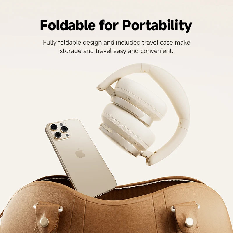 Edifier ES850NB Foldable Multipoint ANC Headphones Over Ear Brown