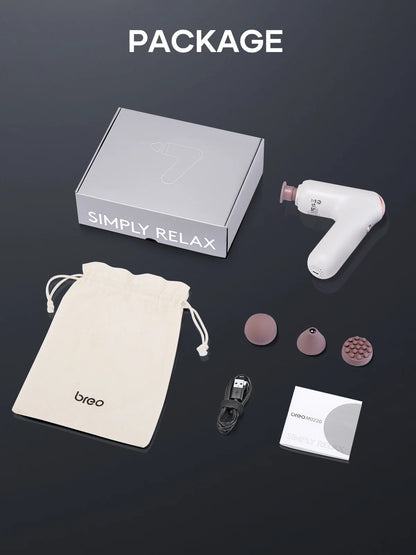 Rechargeable Deep Tissue Massage Gun with Heat Therapy