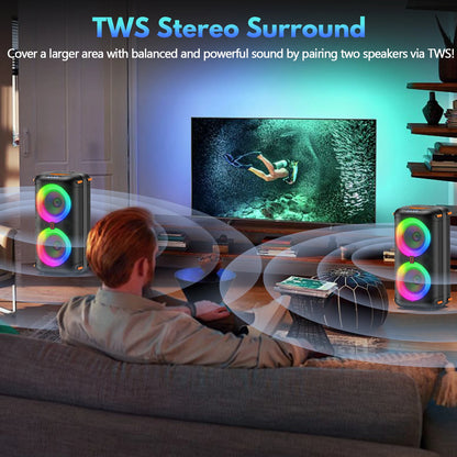 T27 Bluetooth Karaoke Speaker for Home Parties & Events