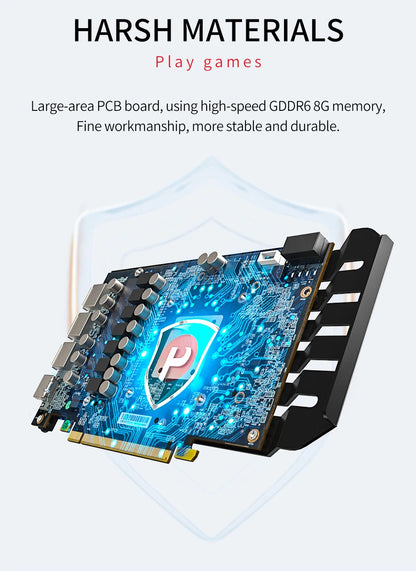 RX5500XT 8GB 128-Bit GDDR6 GPU for PC Gaming