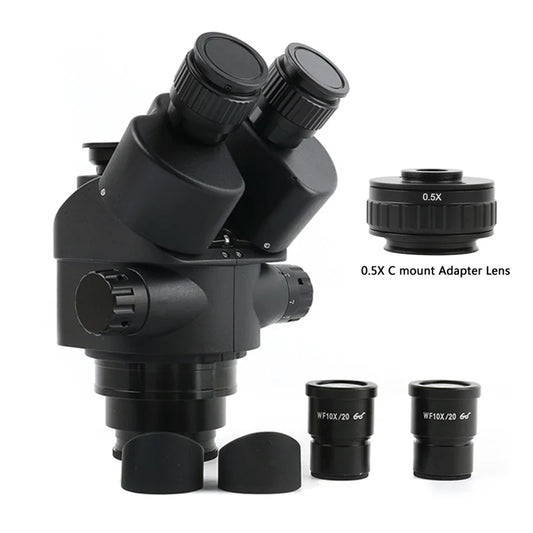 7X-45X Trinocular Stereo Microscope for PCB Soldering