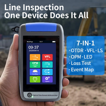 Smart OTDR Optical Fiber Tester with OPM VFL APC