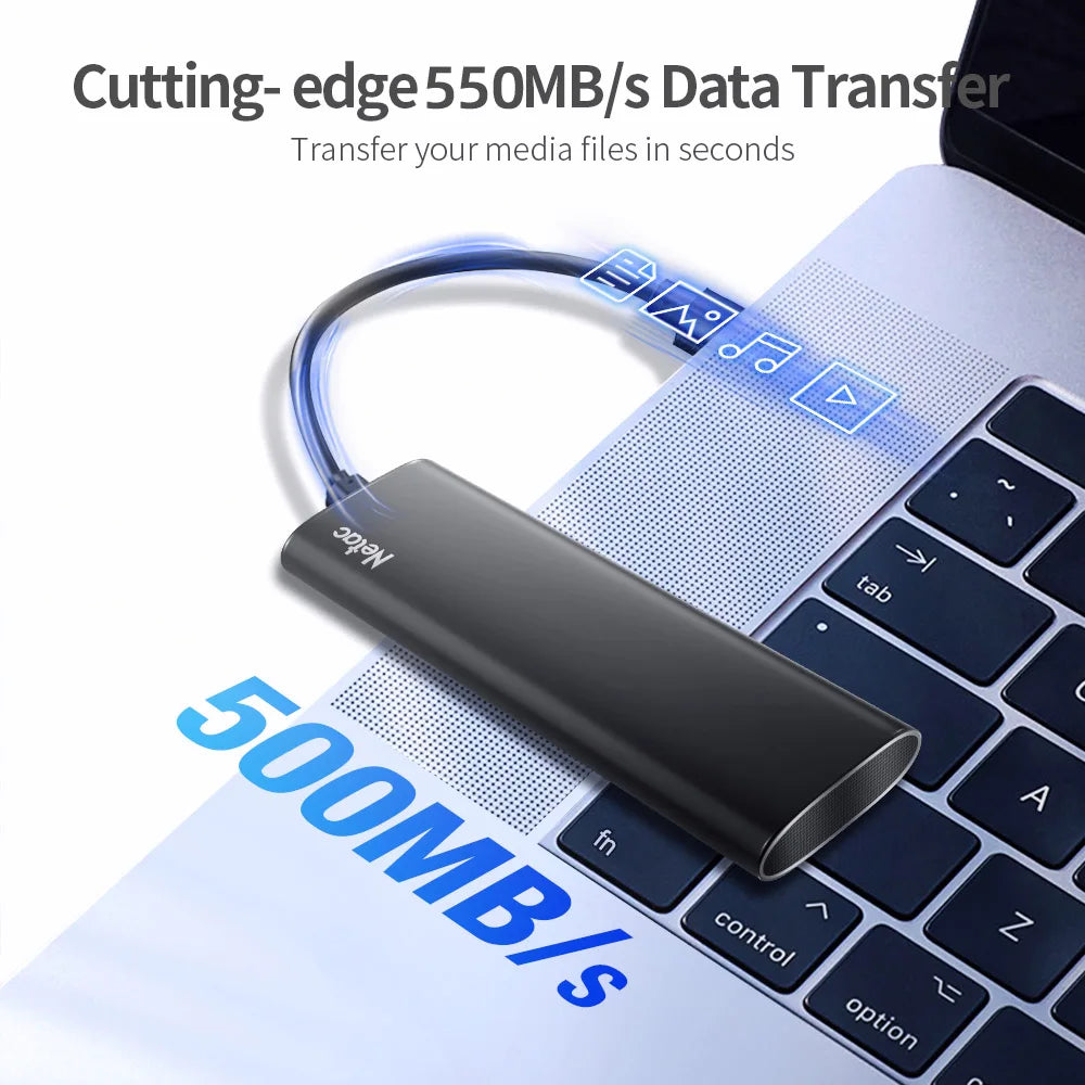Portable 1TB SSD 550MB/s USB 3.2 External Drive