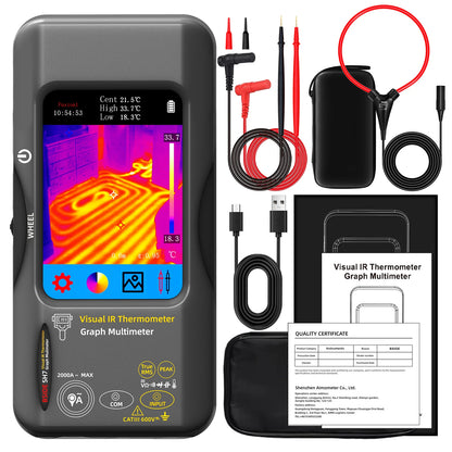 High Accuracy Thermal Multimeter with Voltage Testing