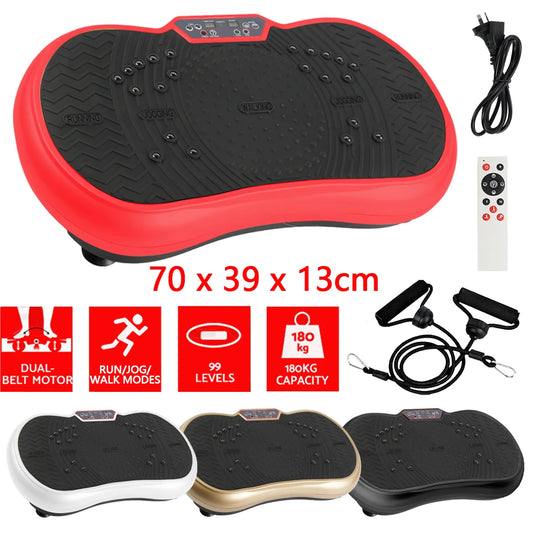 Home Vibration Exercise Machine Fitness Plate Red