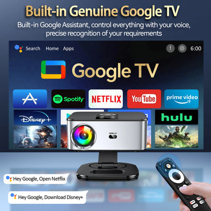 4K Smart Google TV Projector Auto Focus Bracket